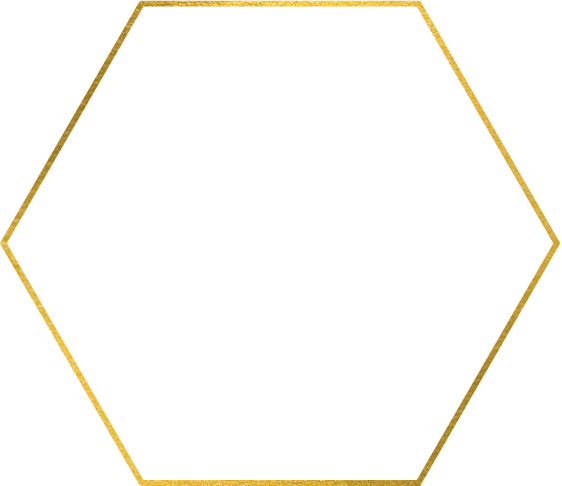 Gold Hexagon Border